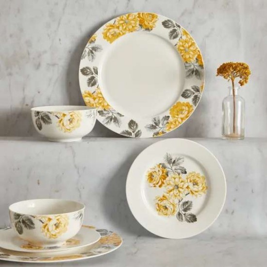 Dinner Sets Dunelm Ashboune Flowers Dinner Set 12 Pieces